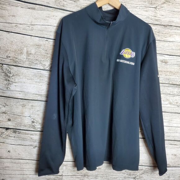 Nike Golf Black  Los Angeles Lakers Logo Size XL - Picture 1 of 7